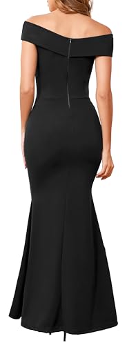 Image of Elegant Formal Long Dress for Women Sexy Black Evening Dresses Fashion Cocktail Party Dress Wedding Guest Long Maxi Dress