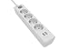Produktbild PHILIPS 4-Fach Steckdosenleiste - SPN3042WA/19-230V - Weiß - mit USB