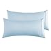 Zestaw 2 poszewek na poduszkę 50 x 90 cm, 100% mikrofibra - jasnoniebieski