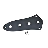 KAISH brushed Aluminum Anodized 4-hole Jazz Bass Control Plate for Fender American/Mexican Jazz Basses with 3/8"(9.5mm) CTS pots 1.5mm thickness Designed to fit most American/Mexican Jazz Basses from 1964-Present Please verify the drawing before orde...