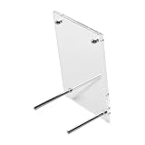 Matériau : ce porte-cartes photo est fabriqué en panneau acrylique transparent, sûr, respectueux de l'environnement et facile à nettoyer.