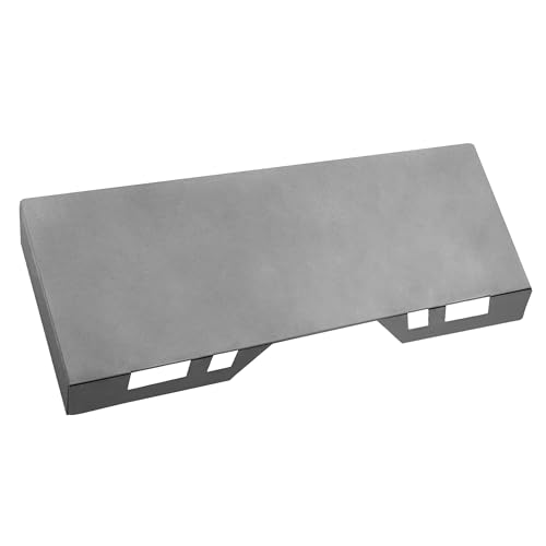 Image of ECOTRIC 3 /8 inch Skid Steer Attachment Plate Universal Quick Attach Mount Plate