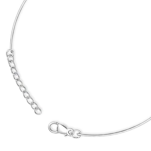 Image of ZAVYA 925 Silver Triple Beaded Rhodium Plated Anklet, Single | Gift for her, Gifts for Women & Girls | With Certificate of Authenticity and 925 Stamp