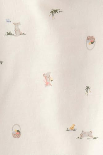 Image of Carter's Baby Boy 2-Piece Easter Bunny Shortall Set | Cotton Shortalls & Top Outfit 1U606410