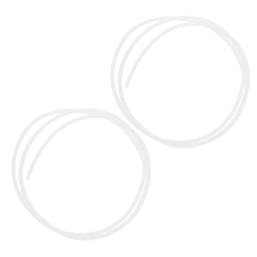 JECOMPRIS Ptfe Tube and Low Dielectric Loss 2pcs 3mm Id X 4mm Od with High Temperature Resistance for 3d Printer Remote 