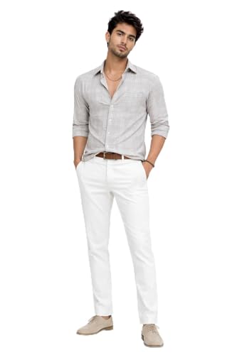 Image of Linen Checked Shirt