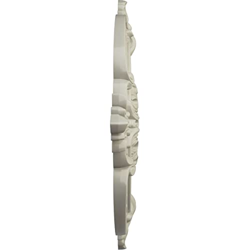 Image of Ekena Millwork CM28BECYF Benson Classic Ceiling Medallion, Clear Yellow