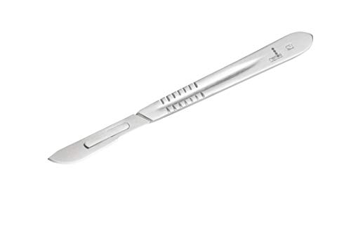 REMOS Porte-lames N° 4 acier inox 14 cm pour lames n° 20, 21, 22, 23, 25