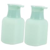 VALICLUD 2 Piezas Botellas Dosificadoras Rellenables para Champú y Loción Envases Vacíos con Bomba para Baño Diseño Compacto y Portátil Aptas para Viaje y Doméstico