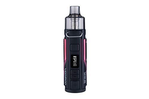VOOPOO-Argus-Mod-Pod-Vape-40W-Airflow-System-E-Cigarette-PnP-25mm3mm-Coils-TPD-Version-1500mAh-Batteries-Litchi-LeatherBlack-Red-no-NicotineNo-E-Liquid