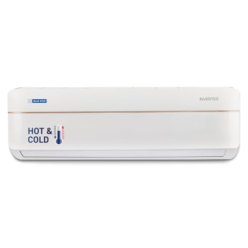 Blue Star 1.5 Ton 3 Star Hot and Cold, Inverter Split AC (Copper, Convertible 5 in 1 Cooling, Multi...