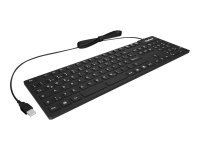 Clavier USB RaidSonic KSK-8030 ordinateur ergonomique imperméable industrie