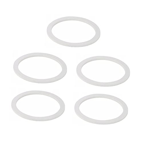 Ipetboom 5 Piezas Anillo de Sellado de Silicona para Cafetera Repuesto para Mochas Compatible con Botellas de Accesorios de Cocina para