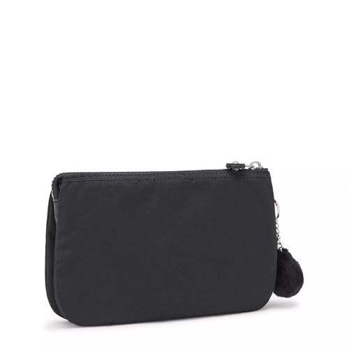 Image of Kipling Womens Creativity Extra Large Wristlet, Versatile Cosmetics Kit, Lightweight Nylon Travel Organizer Pouch, Black Noir, Extra Large US