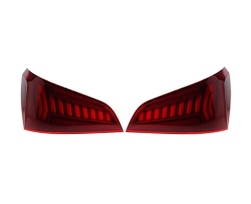 DESDE QQSQ Ensemble de Feu Arrière Pour Q5 Taillights 2008 – 2012 clignotant dynamique, feux antibrouillard, Plug And Play, accessoires de voiture Feux arrière LED