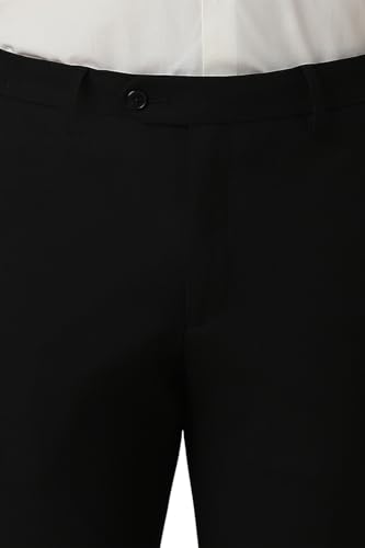 Image of Van Heusen Men Mid Rise Regular Fit Pants