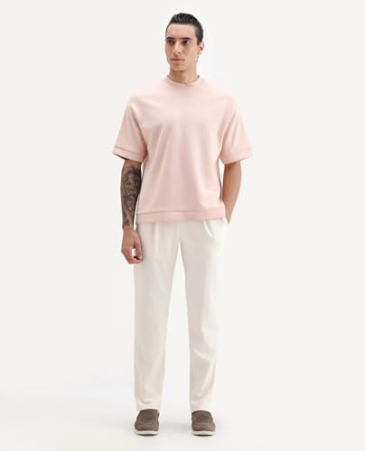 Image of Rare Rabbit Regular fit Plain Trouser