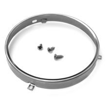 1949-1975 Headlight Assembly Retainer Ring, Stainless, 1 Inch
