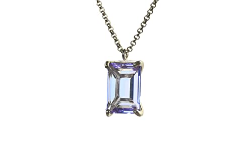 Collier de Tanzanite en argent massif pour un style élégant et personnalisable