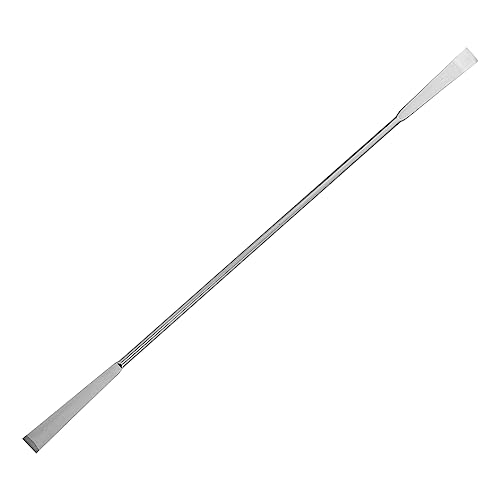 MUCKLILY 20cm Lab Scraper Stainless Steel Spatula for Restaurant Home and Lab Transfer Powders