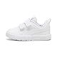 PUMA Unisex Kinder Courtflex V3 V Inf Sneaker, Puma White Puma White Silver Mist, 27 EU