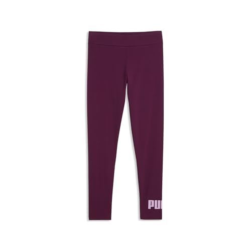 Leggings Puma Ess Fille avec logo bicolore rose et noir pour le sport