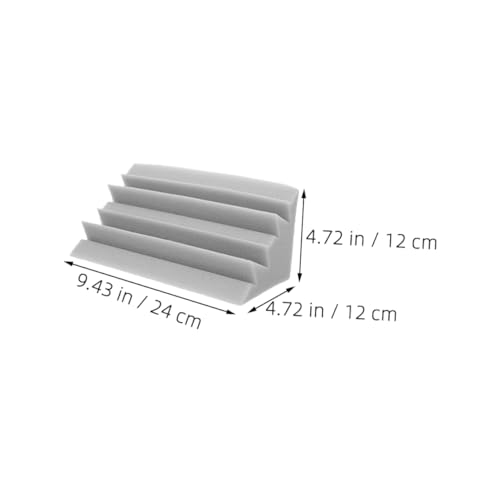 Paneles acústicos absorbentes para aislamiento de sonido 6pcs para paredes, trampa de graves de baja frecuencia, alta reducción de ruido, fácil instalación, adecuados para KTV, teatro y estudios de grabación miniatura 2