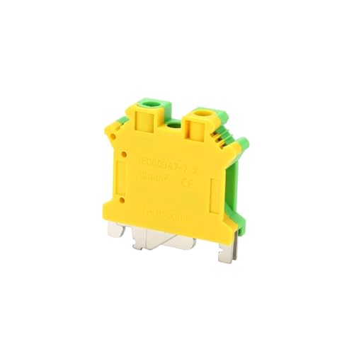 Bloque de terminales de carril DIN USLKG10N, cable de tierra modular con tornillo 5