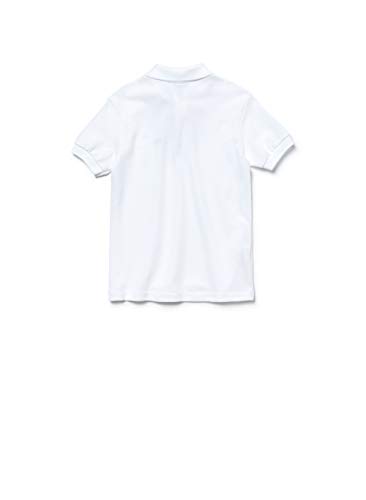Polo Regular Fit, Lacoste, Infantil Unissex, Branco, 6 anos