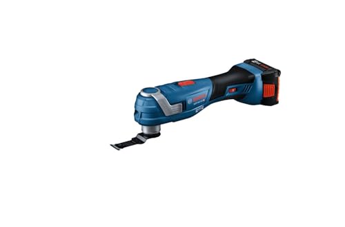 BOSCH GOP18V-34B12 18V Brushless StarlockPlus® Oscillating Multi-Tool Kit with (1) 2 Ah Standard Power Battery