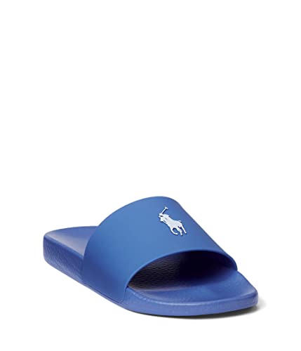 POLO RALPH LAUREN メンズ ポロ ベア スライド, Maidstone Blue/Blue Pony Player, 12