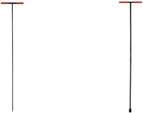 HOMESTEAD 60-Inch Soil Probe and Water Meter Key Bundle with T Handles and Comfortable Grips, 5 ft. Long