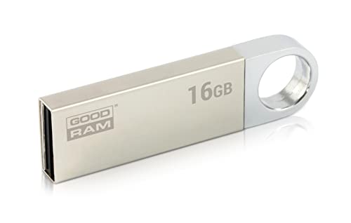 Goodram 16Gb Usb 2.0 16Gb Usb 2.0 Type-A Black,Silver Usb Flash Drive - Usb Flash Drives (16 Gb, Usb 2.0, Type-A, 20 Mb/S, Swivel, Black, Silver)