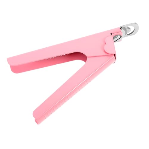 minkissy herramientas de manicura Cortaúñas para uñas gruesas Herramienta de uñas DIY Herramienta de cuidado de uñas fácil de usar imanes de uñas extensiones de uñas Acero inoxidable rosa