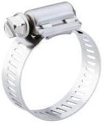 63032 Abrazadera de manguera de grado 1-916 a 2-12 (paquete de 10), acero inoxidable por BREEZE CLAMP