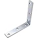 Ultra Hardware 61123 Brace Corner 2-1/2 inch Zinc Plated,