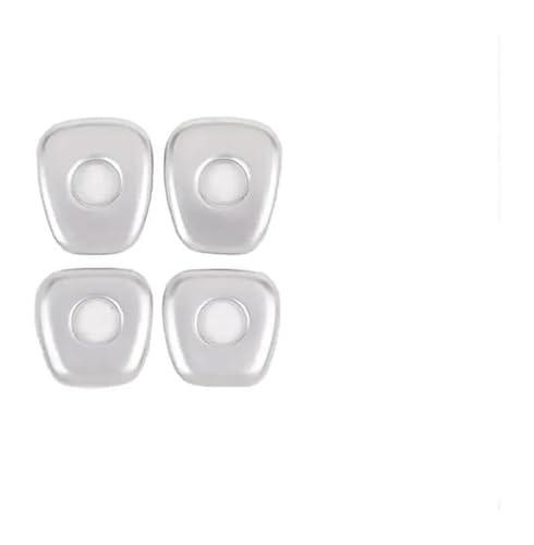 RINKTEEA Accesorios Interiores para BMW X3 X4 G01 G02 2018-2020 ABS Textura Fibra Carbono Cubierta Interruptor Cerradura Puerta Interior Coche(Plata)