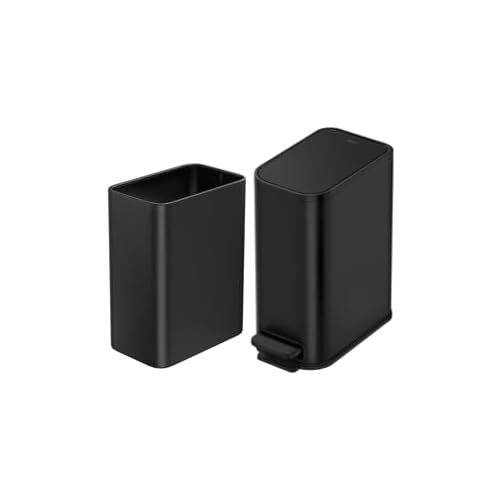 Cesun 1.2 Gallon Step Trash Can and Open-Top Trash Can