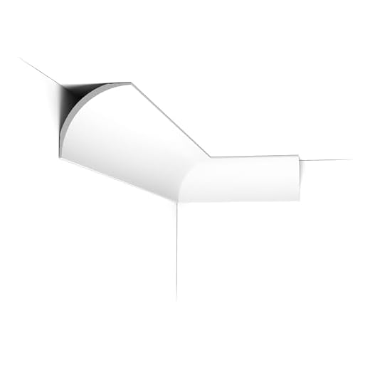 Orac Decor CX126 | High Impact Polystyrene Crown Moulding | Primed White | 4-3/4in Face x 78in Long (10 Pack)