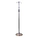 Stainless Steel Drip Stand with 4 Hook IV Retractable Pole Portable Stand Tripod Folding Infusion Stand for Elderly Home Care and Clinic Professional Infusion Stand (Disc Four Hooks)