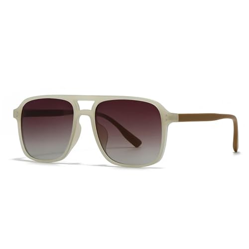 Lunettes de soleil UV400 à double pont avec protection totale