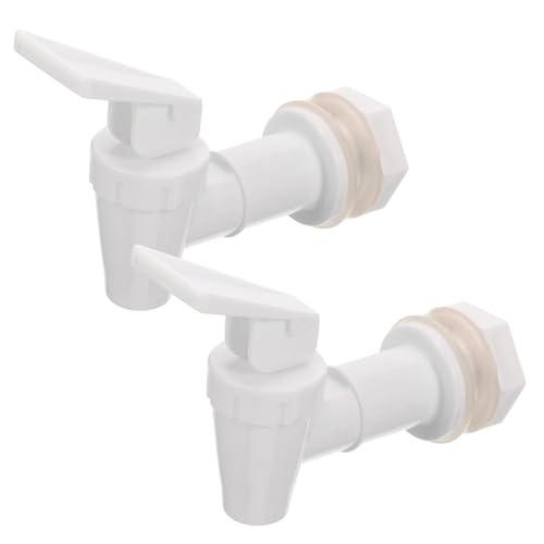 Hemobllo Grifo de Repuesto para Dispensador de Agua de Plástico 2 Piezas Caño Reutilizable para Jarras de Vidrio Compatible Enfriadores Flujo Uniforme para Uso Doméstico y Oficina