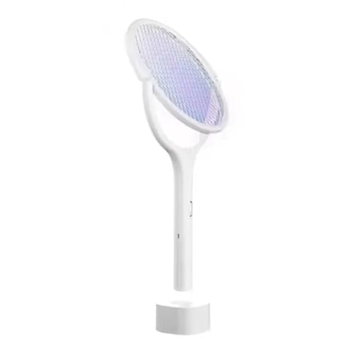 Kueohse Matamoscas Eléctrico 5 en 1 de Carga Rápida con Señuelo para Moscas, Insectos y Seguridad, Lámpara Aislante A Batería, ABS, Ajustable.