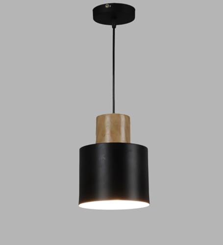 Image of MONI Lights Hanging Tulip Cone Disc Ceiling Light Lamp Home Decor Items, Hanging Ceiling Decorative Chandelier Home, Living Room, Indoor Outdoor Jhumar Lighing NWML 0111BKBK Black