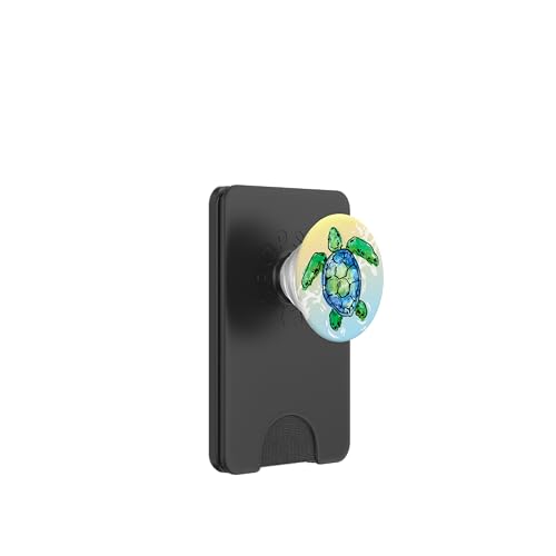 PopSockets Turtle Phone Grip & Stand - Tortuga PopSockets PopWallet for MagSafe