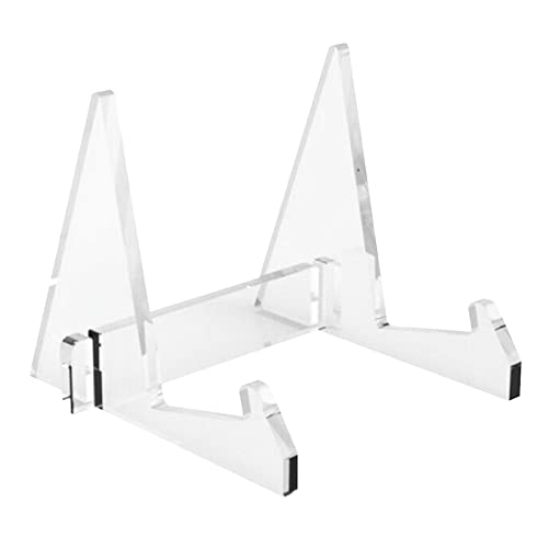 1 supporto per libri di testo con copertina rigida per libri di testo e opere d'arte per casa e ufficio, trasparente