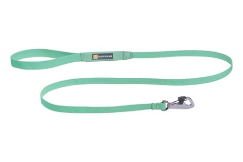 Ruffwear, Hi & Light Dog Leash, Ultralight 4.5 ft Lead with Lockable Swivel Crux Clip and Pick‑Up Bag Pocket, Minimalist Packable Webbing for Everyday Walks, Sage Green