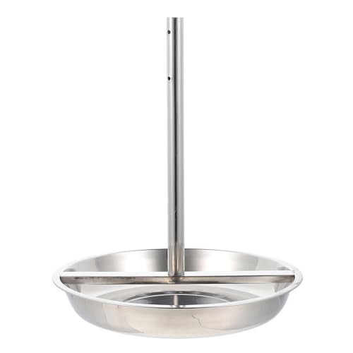 Yardwe Vertical Chicken Roaster Rack for Grilling Beer Can Holder Grilled Chicken Tray Roasting Pan for BBQ Oven Smoker Whole Chicken and Cooking