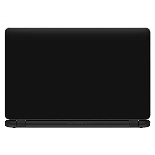 Image of SUNBIRD 15 15.6 inch Laptop Notebook Skin Vinyl Sticker Cover Decal Fits 13.3 inch 14 inch 15.6 inch 16 inch HP Lenovo Apple Mac Dell Compaq Asus Acer /Solid Black (12 X 18 Inch- 2Pcs) (Matte Black)