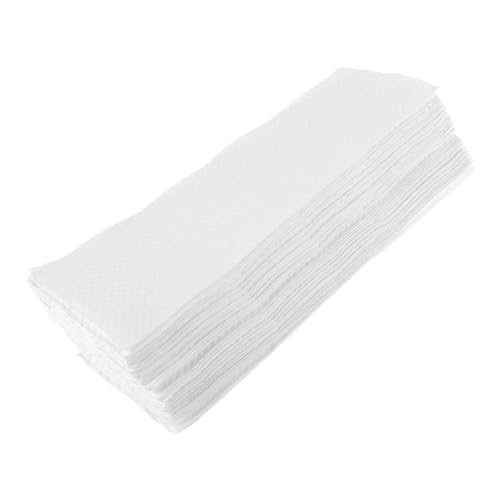 IMIKEYA Toallas de Papel Desechables Blancas para Invitados 200 Hojas Triple Pliegue Absorbentes y Suaves Ideales para Baños Oficinas Hoteles y Eventos Comerciales